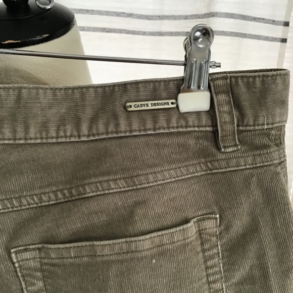 Carve Design Women Size 10 Dogtown Oahu Gray Corduroy Fringe Short Casual Comfy - Picture 3 of 8